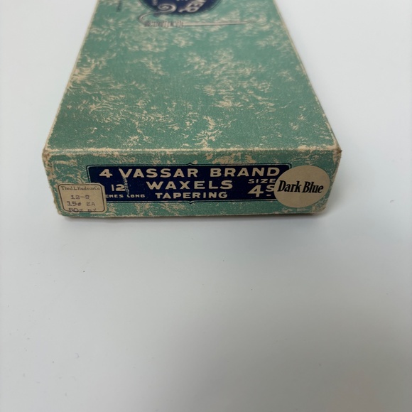 Antique vintage Will & Baumer orange taper candles - Picture 3 of 9